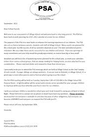 Village School PSA September 13, 2011 Meeting Notes