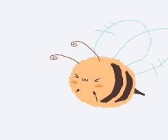 Bumble bee watercolor print, bumble beet design.bee watercolor painting. Bumble Bee The Cute Fat Fuzzy Ones Drawception