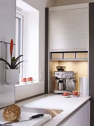 Cupboards With Shutter Doors Are Perfect For Neatly Concealing A Coffee Machine And Drinks Station Sapphir Modern Kitchen Design Luxury Kitchen Luxury Kitchens