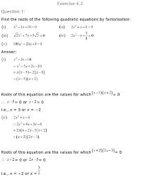 Ncert Solutions For Class 10th Maths Chapter 4 Quadratic Equations Quadratics Quadratic Equation Equations