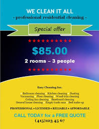 Thanks to the before and after photo, potential clients can see what they can expect from booking with them. 14 Free Cleaning Flyer Templates House Or Business Hloom