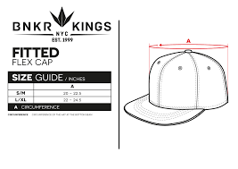 bunker kings flex fit 3d cap crown black