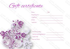 Gift certificate template will greatly help you to make a stunning gift for someone special on his or her big day. Free Beauty Gift Voucher Template Bitem