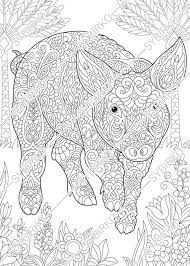 A cute pig with clover and jug of coins for saint patrick day for adults and. Pin On Coloring Ideas Old Previews