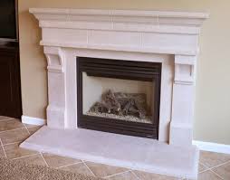 They can also fully enclose the perimeter of your fireplace as a complete surround. Precast Mantel Custom Fireside