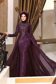 Modaselvim Evening Dresses Evening Wear Alm52724 Damson Hijab Evening Dress Fashion Dress Party Hijab Fashion Inspiration