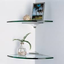 Glass Corner Shelves Maybe For My Bathroom Glass Corner Shelves Glass Shelves Glass Shelves Kitchen