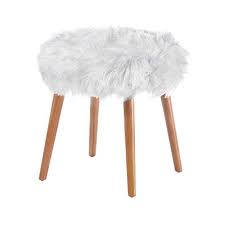 Vanity stool decor bathroom vanity stool vanity tray vanity bedroom furnishings frontgate home decor stool. Teens Faux Fur Stool Cute Vanity Stool Chair White Accent Chairs Round Puffy Stool Fake Fluffy Dorm Room Ottoman Furry Ottoman Stools Daughters Bedroom Seating Flokati Ottoman For Teen Girls Buy Online