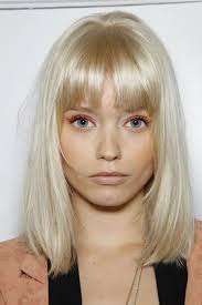 Platinum Blonde Hair With Fringe Blonde Hair With Bangs Yellow Blonde Hair Platinum Blonde Bangs