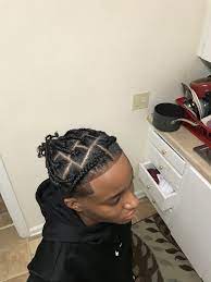 Asap Rocky X Low Side Taper Braided Hairstyles Hair Styles Ponytail