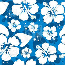 New users enjoy 60% off. Seamless Blue Pattern With Hawaiian Hibiscus Flower 21110 Backgrounds Textures Abstract Download Royalty Free Vector Cli Hibiskus Bilder Cabochon Vorlagen