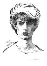 Robert Mapplethorpe by Anne JOLLY (2022) : Drawing Charcoal