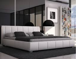 Mybestfurn Modern Design Smart Genuine Headrest Leather Soft Bed Leather Furniture For House Bedroom Sa27