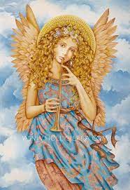 Renaissance Angel A Fine Art Greeting Card Etsy Angel Art Angel Pictures Art
