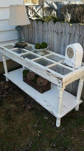 Use An Old Door Possibly An Old Table With A Bad Top Replace Top Or Build A Box For Top Apron Part Add 4 Leg Diy Furniture Furniture Makeover Redo Furniture