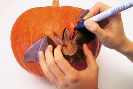 Kürbis einladung in zwei varianten; Halloween Kurbis Vorlage Zum Basteln Geolino