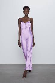 Satin Dress Zara United States In 2020 Satin Dresses Dresses Fashion