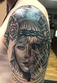 More images for watercolor tattoo new hampshire » Arrows And Embers Custom Tattooing Hel Portrait Tattoo By Sean Ambrose Of Arrows And