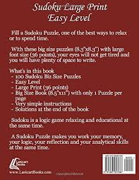 We did not find results for: Sudoku Large Print Easy Level N 10 100 Easy Sudoku Puzzles Puzzle Big Size 8 3 X8 3 And Large Print 36 Points By Com Lanicartbooks Carton Lani Amazon Ae