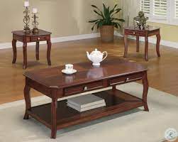 4.5 out of 5 stars. Coaster Home Furnishings Natalia 3 Piece Occasional Table Set Cappuccino And Clear Furniture Living Room Furniture Mhiberlin De