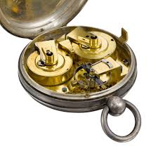 GUARDE TEMPS SILVER OPEN-FACED TWIN BARREL CHRONOMETER WITH EARNSHAW TYPE  ESCAPEMENT BEGUN IN 1826 AND COMPLETED IN 1829 [ 寶璣「GUARDE  TEMPS」銀製雙發條盒精密計時懷錶備Earnshaw式擒縱機芯，1826年開始 ...