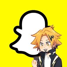 Snapchat Icon Denki In 2020 Snapchat Icon Animated Icons App Anime