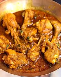 South indian chicken curry is a great dish for entertaining and can be part of a lavish menu. Indian Chicken Leg Piece Curry Lunch Menu Curry Chicken Recipes Food