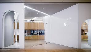 An Unconventional Gallery By Lukstudio Is A Perfect Fit In Shanghai S West Bund Azuremagazine Com Interior Cafe Interior Gallery