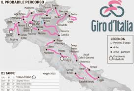 The giro d'italia started in 1909 and the 2021 race is the 104th edition. Ammattipyoraily On Twitter Rumoured 2021 Giro D Italia 8 5 30 5 Map Apparently Based On Stage List Of La Stampa And Map Via Tuttobici Whatever The Route Will Be Looks Like There Will Be Fewer