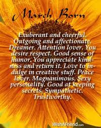 What Does Your Birth Month Say About You Born In March Birth Symbols Month Signs Pisces