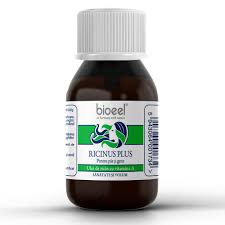 Huile pour repousse cheveux, cils, sourcils, barbe, ongles, visage. Ulei De Ricin Cu Vitamina A Ricinus Plus 80 G Bioeel Farmacia Tei