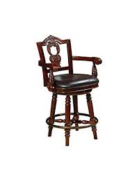 Ashley Furniture Signature Design North Shore Swivel Barstool Antique Style Counter Height Dark Brown Finish Fo Ashley Furniture Bar Stools Ashley Home