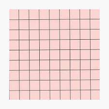Pink & blue grid gradient photographic print by astronomicals. Pastel Pink Grid Background Poster By Flying Flamingo Redbubble