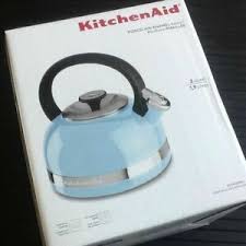 All the kitchen aid artisan stand mixers and artisan toasters come with a 5 year warranty for added piece of mind. Kitchenaid Blue Tea Kettles For Sale Ebay