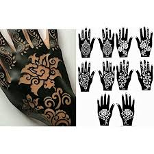 Welcome to sunset tattoo, one of new zealand's finest custom tattoo studio's, located in the heart of auckland city. Amazon Com Henna Stencil Tattoo 10 Sheets Self Adhesive Beautiful Body Art Designs Temporary Tattoo Templates Beauty