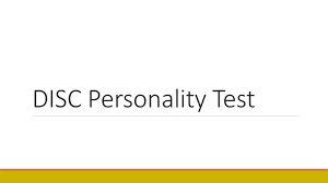 It's fast and it's free. Ppt Disc Personality Test Powerpoint Presentation Free Download Id 7949464