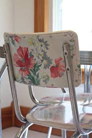 recovering vintage kitchen chairs with