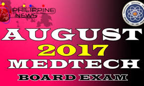 August 2017 Medical Technologist Medtech Board Exam Results List Of Passers