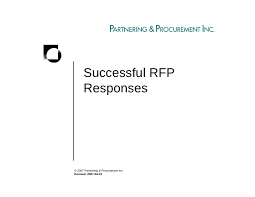 Successful Rfp Responses Rfp Response Rfp No Response