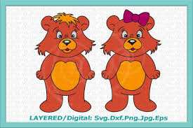 Download Bear Svg Cute Bear Svg Cute Bear Clipart Bear Boy Bear Girl Svg Bear With Bow Svg Bear Iron On Printable Bear Bear Set Boy And Girl By Kartcreation Thehungryjpeg Com