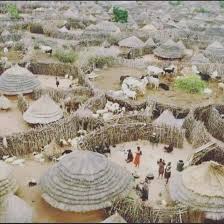 Nakapiramorru Village, Kotido District, North western Uganda, East Africa.  Their main economic activity is cattle keeping. The gorgeous sculptural  forms responding to context. The spatial relationships seen in the village  create social