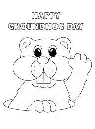 The first groundhog day was on february 2nd, 1886 in punxsutawney, pennsylvania, and it has since become a local and national tradition. Groundhog Day 5 Coloring Page Free Printable Coloring Pages For Kids