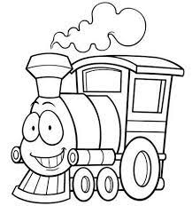vector illustration d un train de bande dessinee livre a colorier coloring books cartoon pages coloriage peppa pig