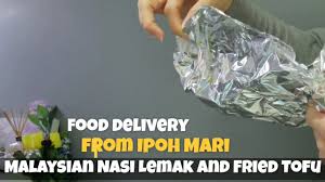 Same day delivery is only for applicable item. Malaysian Nasi Lemak With Crispy Fried Chicken Fried Tofu Food Delivery Ipoh Mari Restaurant Youtube