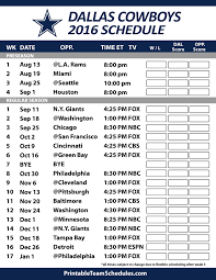 Dallas Cowboys 2016 Football Schedule Print Schedule Here Http Printableteamschedules Dallas Cowboys Dallas Cowboys Schedule New England Patriots Schedule