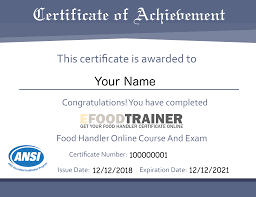 Please call or text 1 (800) 442‐2283 for more information about our food handler training. Efoodtrainer Food Handlers Cards Certificates