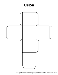 3d Shapes For Kids Shapes For Kids Cube Template 3d Shapes For Kids