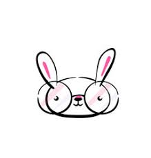 Bunny outline drawn rabbit template pencil and in color drawn jpg these pictures of this page are about:bunny face outline clip art. Bunny Outline Vector Images Over 6 300