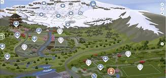 The Sims 4 Snowy Escape Interactive Map In 2020 Sims 4 Interactive Map Sims