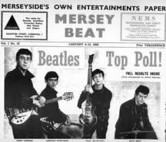 In The Rock January 4, 1962: Liverpool's Mersey Beat published its first  ever popularity poll results: The Beatles take first place with Gerry and  the Pacemakers voted second. #MerseyBeat #TheBeatles #GerryandrhePacemakers  #RockHonorRoll